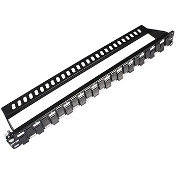 1U rj45 патч-панель 24 порта cat6 utp keystone jack для патч-панели
