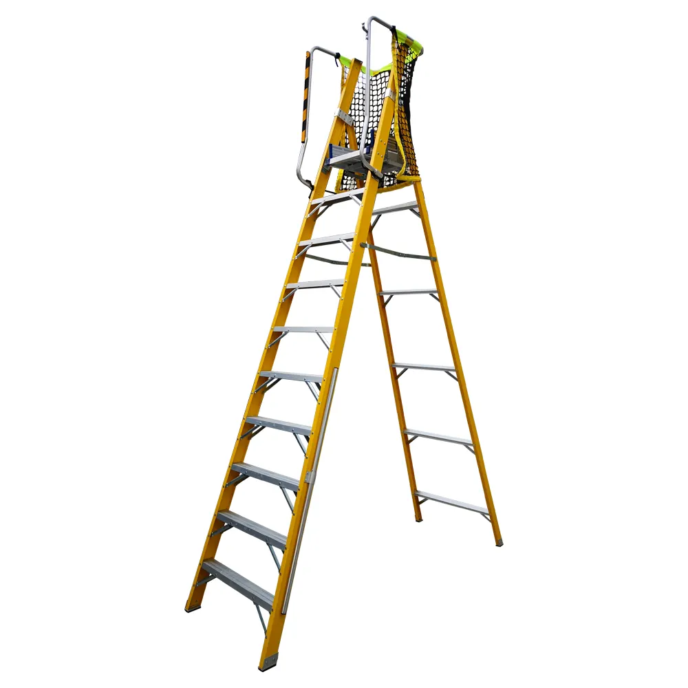 Factory direct sales FRP insulation platform ladder aluminum alloy platform ladder support customization