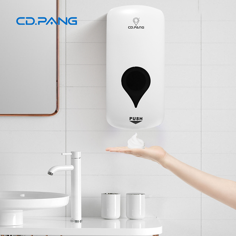 New 500ML Hand Manual Soap Dispenser Wall Mounted Refillable Liquid Soap Dispenser Hotel Home Bathroom ABS Plastic 500 Pcs