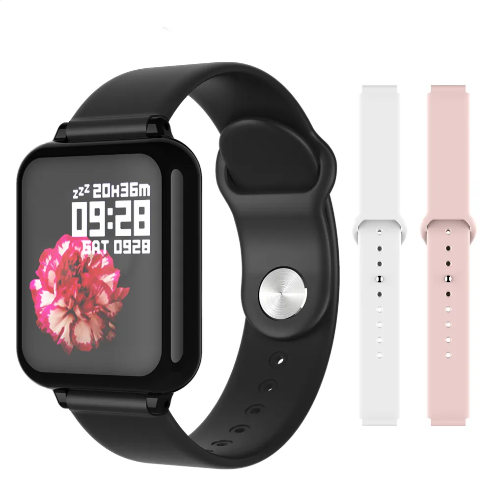 New arrival B57 smart fitness tracker watch band IP67 waterproof sports smartwatch heart rate monitor smart bracelet B57