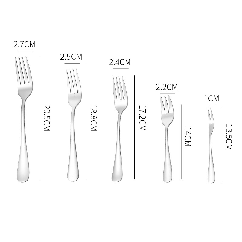 Luxury Dinner Flatware Meat Fork Tableware Salad 304 Stainless Steel Spoon Fork Knife Cutlery Set