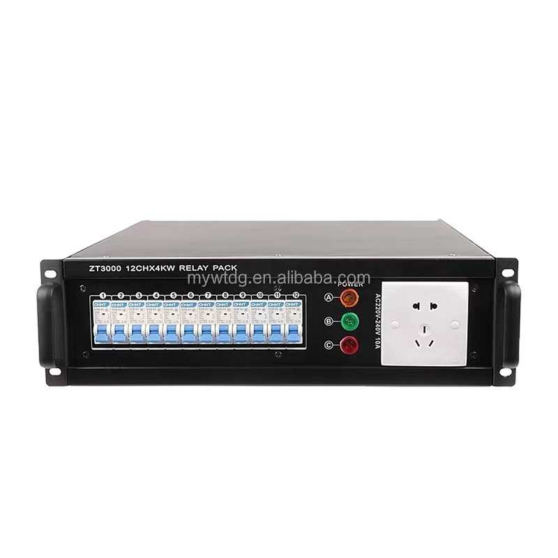 12 Channel 4000w Power Supply 12X4KW Direct Electricity Box In Stage Lighting