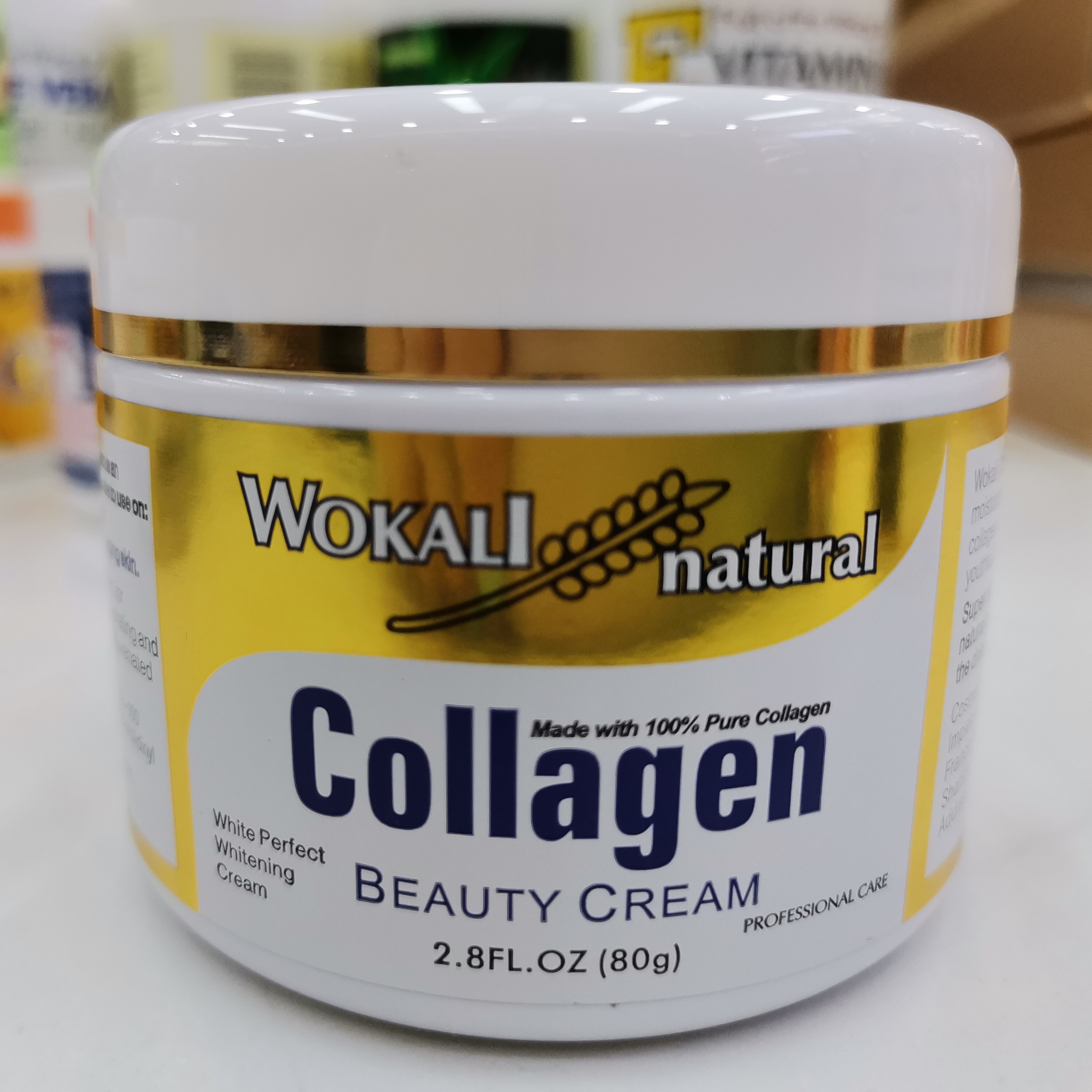 Wokali Pure Natural 80G Collagen Beauty Cream- White Perfect Whitening Cream