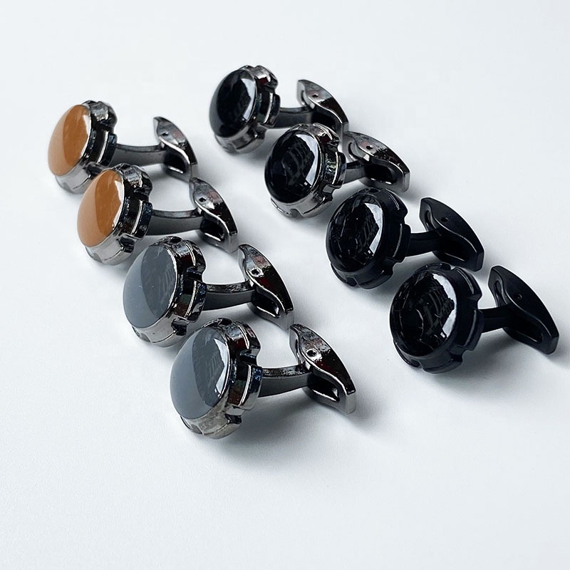 Promotional Luxury Mens Gifts Custom Metal Cufflink For Anniversary Gift