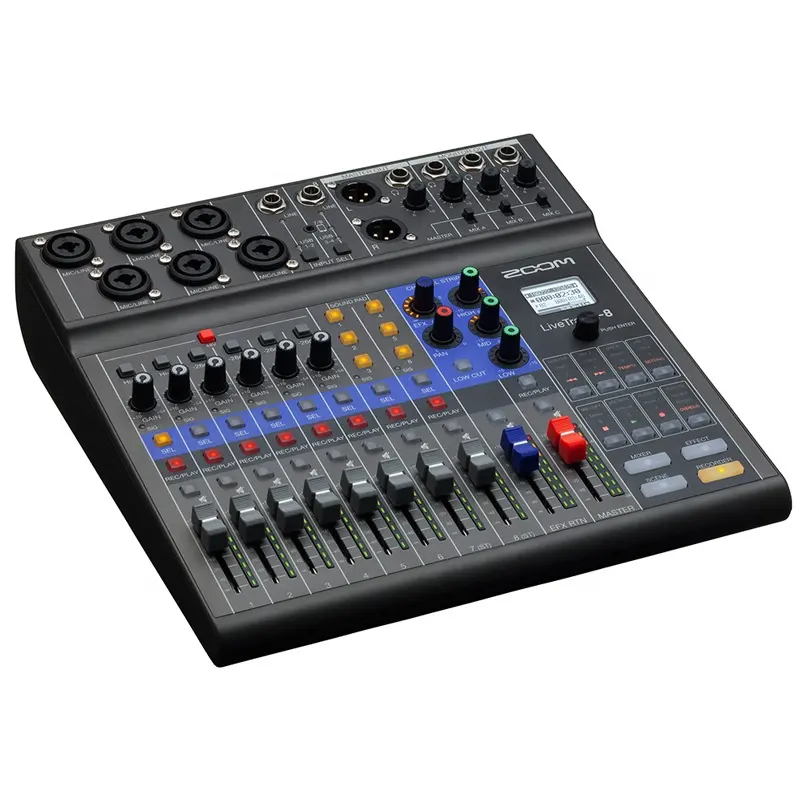 ZOOM LIVETRAK L-8 Mixer Recording Workbench 5w Console