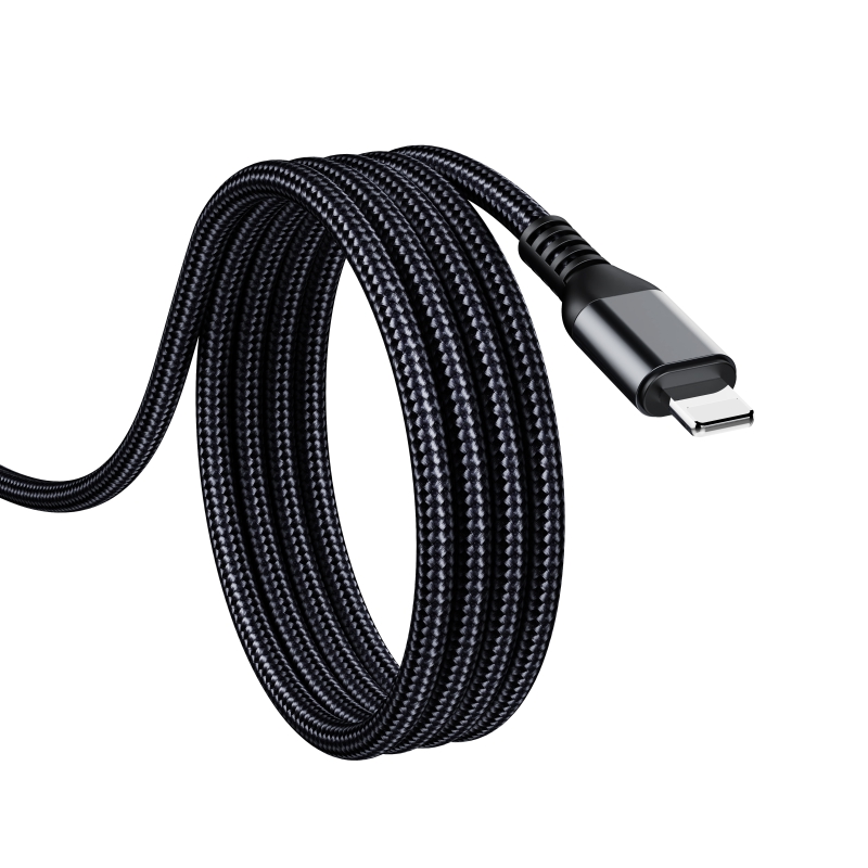 Нейлоновый Плетеный PD 20W Type C к iOS кабель для iPhone зарядное устройство передачи данных Быстрая зарядка кабель