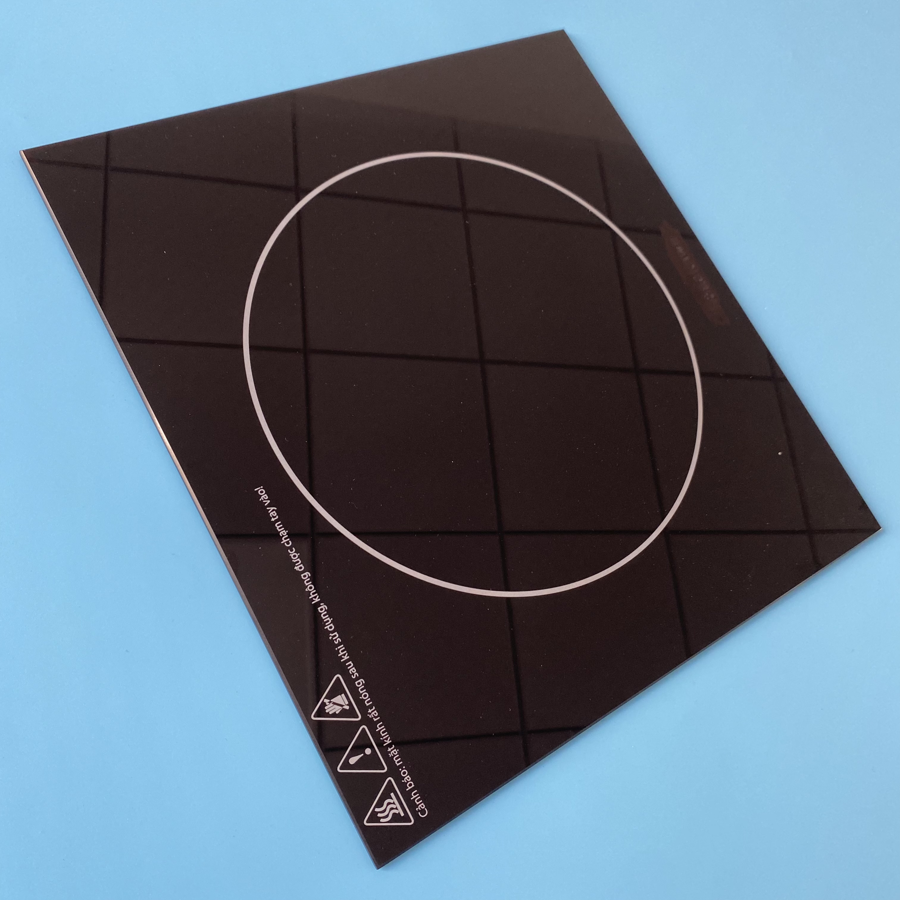 Household Induction Cooker China Manufacturer 4mm 6mm Electric Ceramic Glass 1 Burner 2 Burner Top Induction Stove For Cooking
