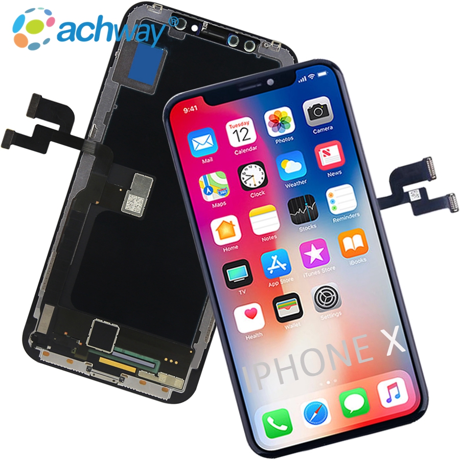 Высококачественный ЖК-дисплей для iPhone X + сенсорный экран 3D сенсорный дигитайзер в сборе Tianma для iPhone 10 Запасные части