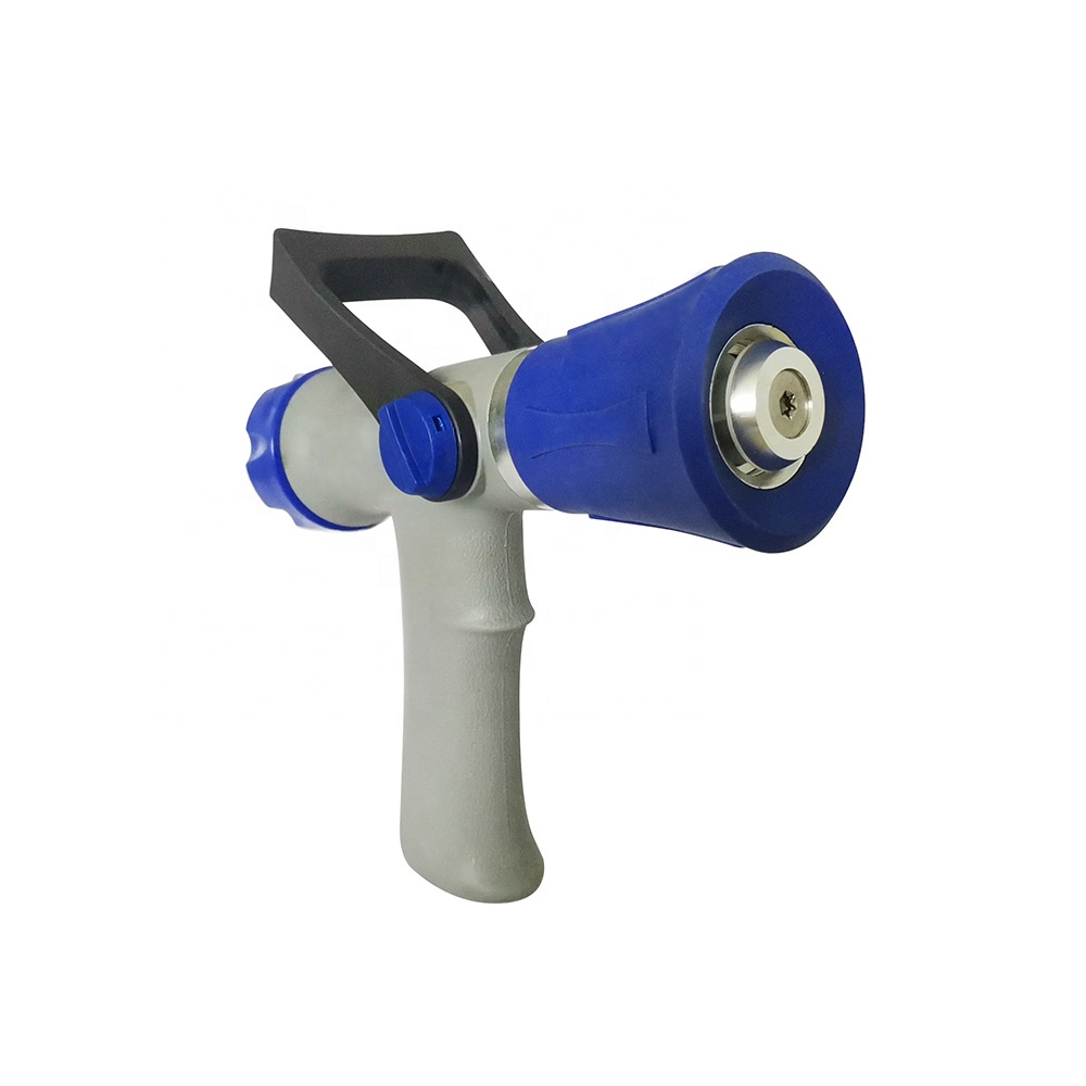 Heavy Duty High Pressure Metal Adjustable Spray Pattern Garden Water Hose Connect Fireman Spray Nozzle