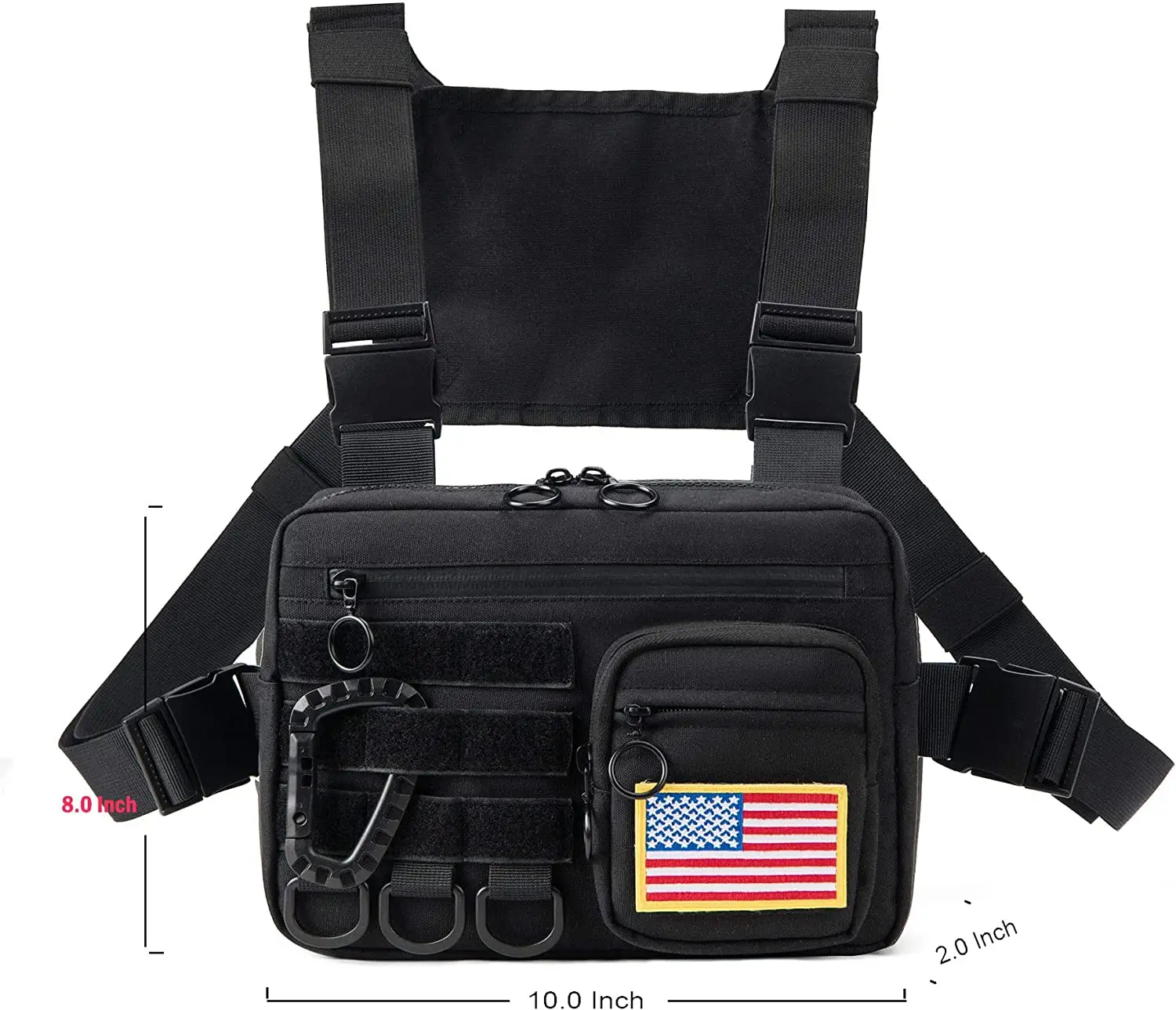 OEM ODM New Design Tactical Chest Pack Sports Utility Chest Rig Bag for Running