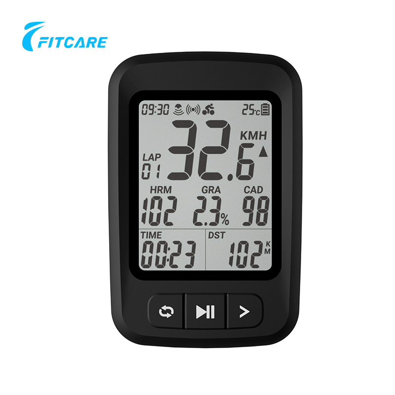 Новый велосипедный GPS-компьютер BC102 с 3 кнопками