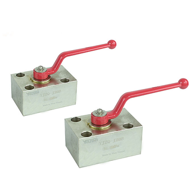 YJZQ-10B/15B/20B/25B carbon steel hydraulic plate hydraulic ball valve high pressure