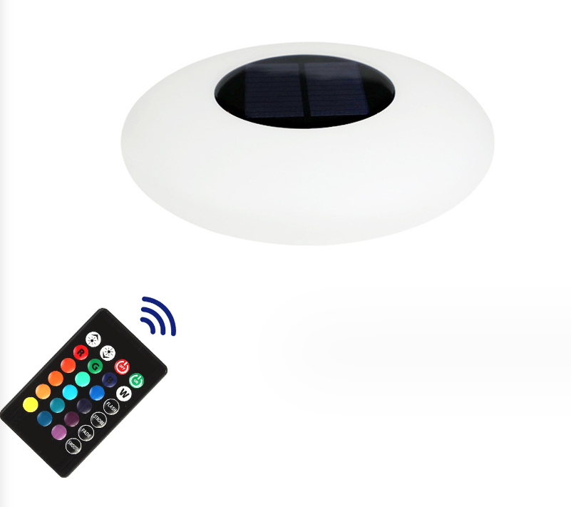 Outdoor Lights Solar Powered Pool Lamp RGB LED Light Lamps Garden Outdoor Swimming Pool Fountain Lamp Water Float Pond Light