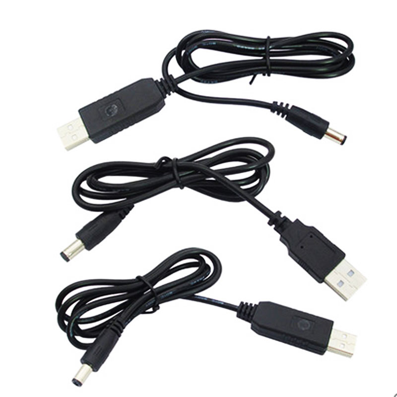 Usb-адаптер постоянного тока, кабель питания 5 В до 12 В постоянного тока, Удлинительный кабель преобразователя с выходной мощностью