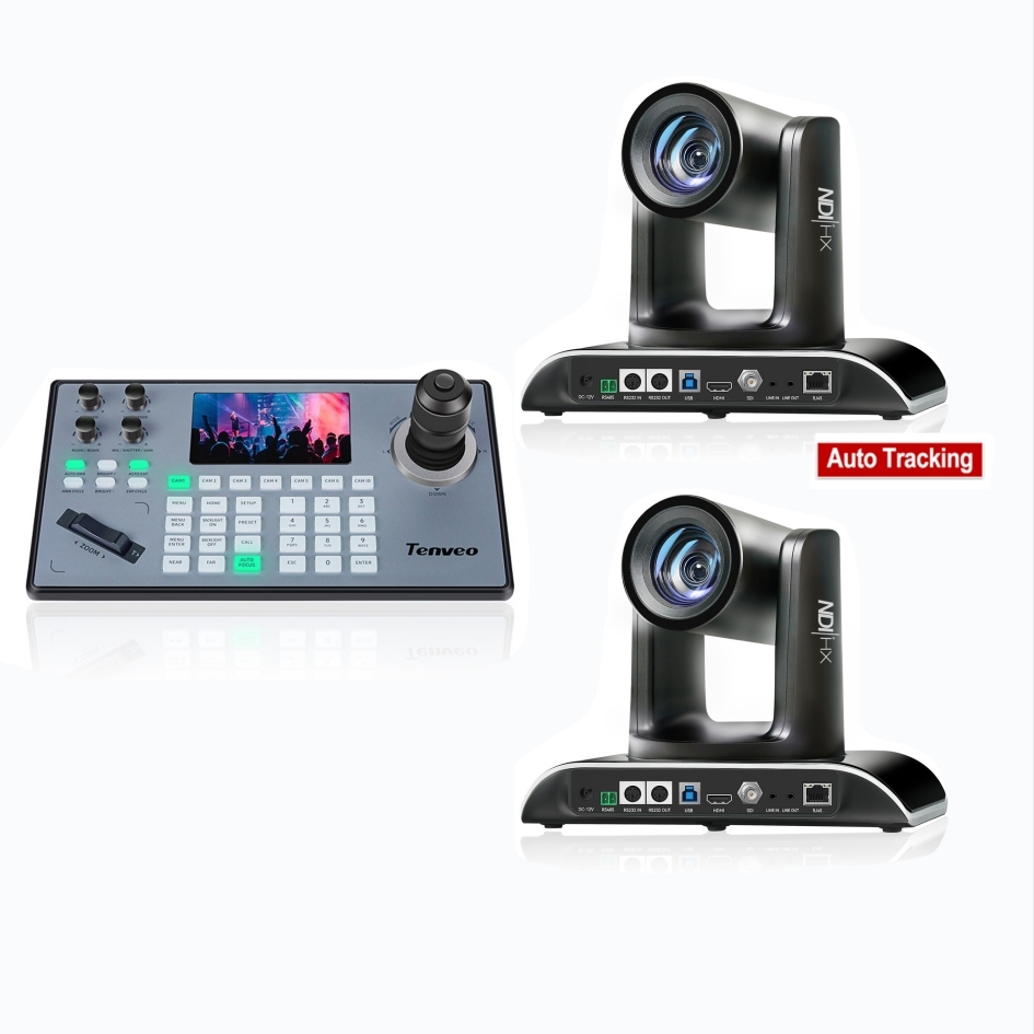 OBS Studio NDI conference camera and joystick controller