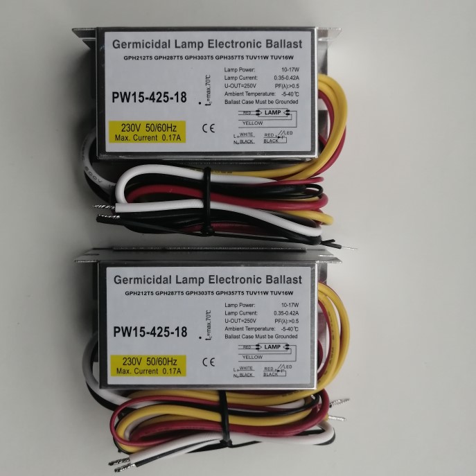 150mA-180mA ultraviolet electronic ballast 4w 6w 8w 10w 5w 7w 9w 11w uvc ballast 0.15-0.18A DC12V DC24V
