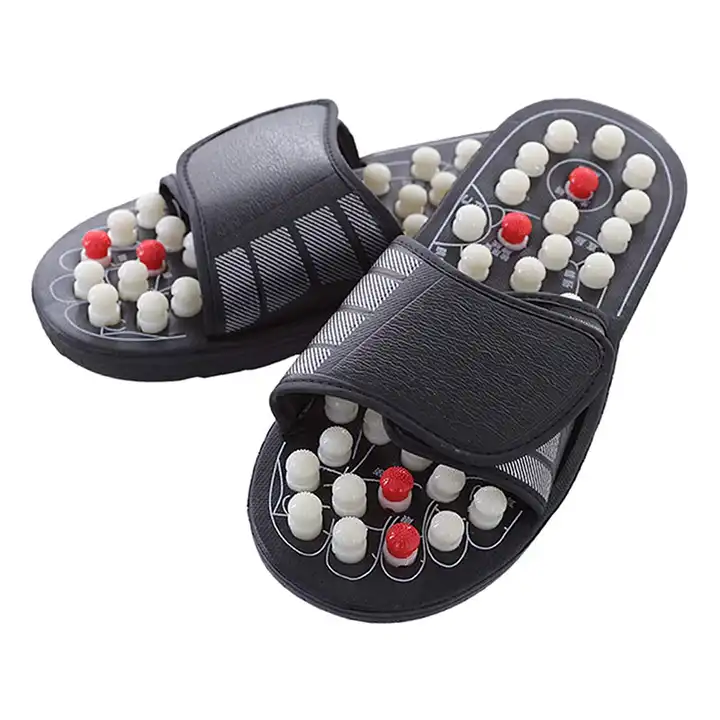 Foot Acupuncture Massage Slippers Shoes Sandals Mat Physiotherapy Massager TENS Unit Stimulation Massage Slipper Tens Shoes