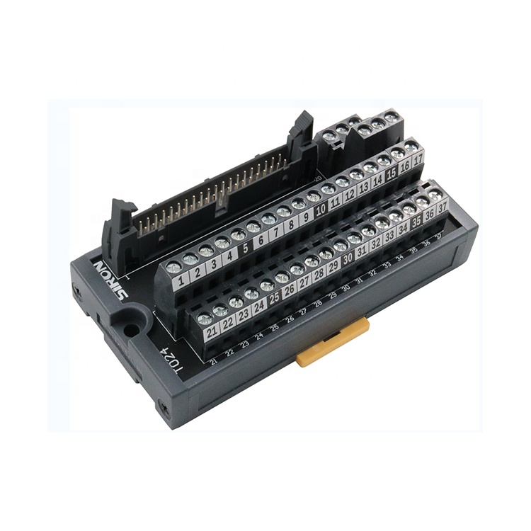 Manufacturers design new black terminal block connectors for 40P terminal connection connectors