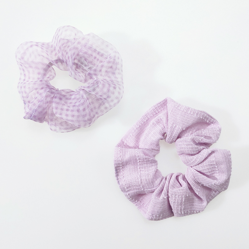 New Women Girls Scrunchies Solid Plain Hair Elastic Girl Hair Accessories Scrunchies