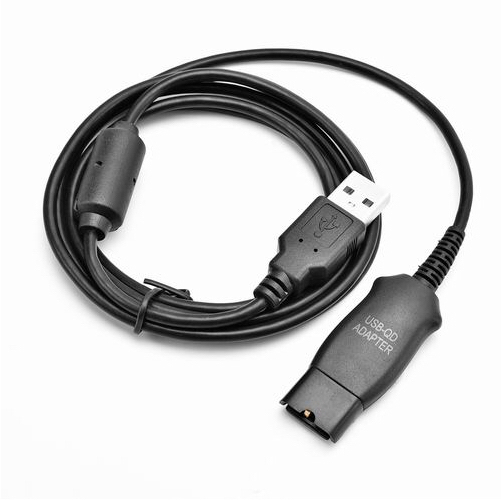 DA95 Call Center гарнитура USB QD (быстрый разъединение) Кабель-адаптер для Plantronics гарнитура