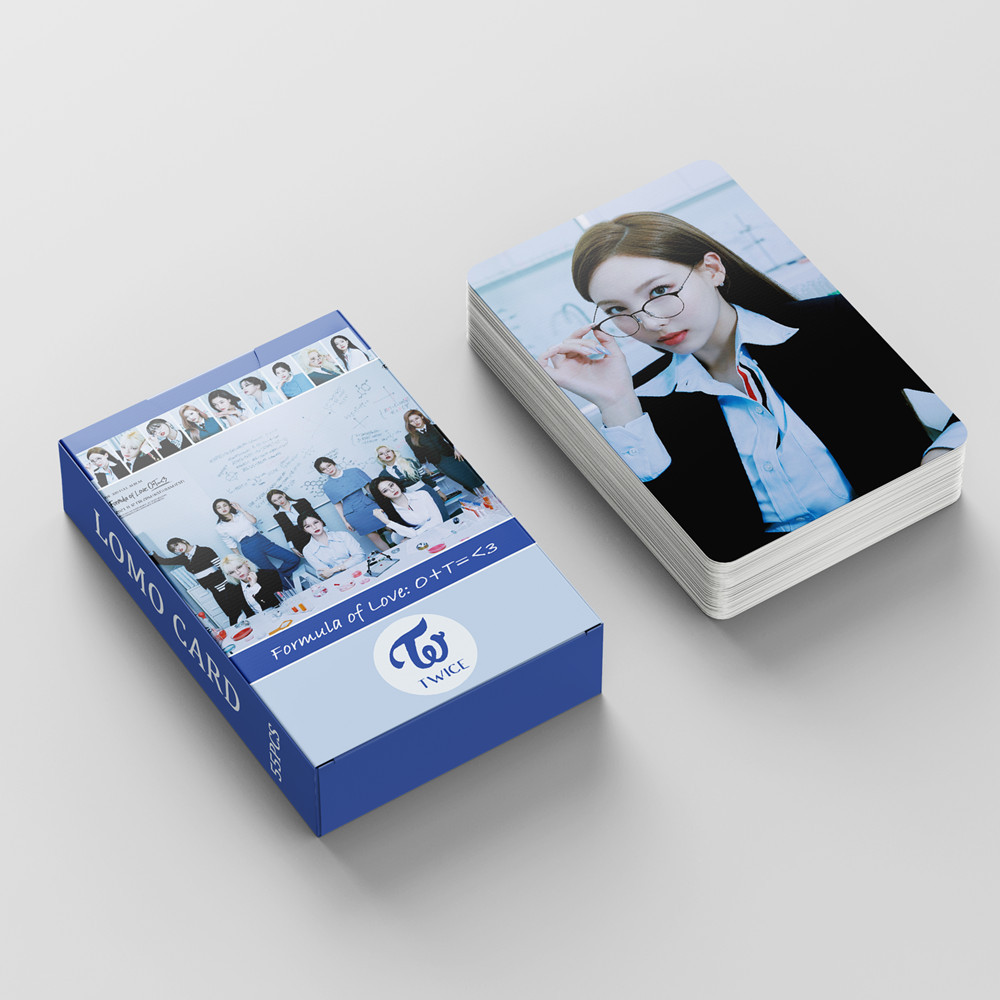 55 шт./компл. Kpop двойная ЛОМО карточка Формула любви новый альбом открытки для девочек Фотокарточка фотопечать высокое качество фотокарточки поклонник подарок