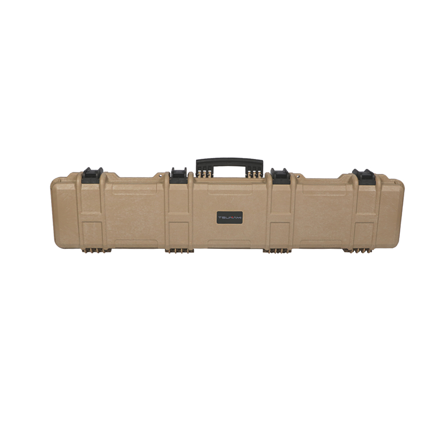 Tsunami hard shell shockproof protective gun case waterproof plastic carrying case
