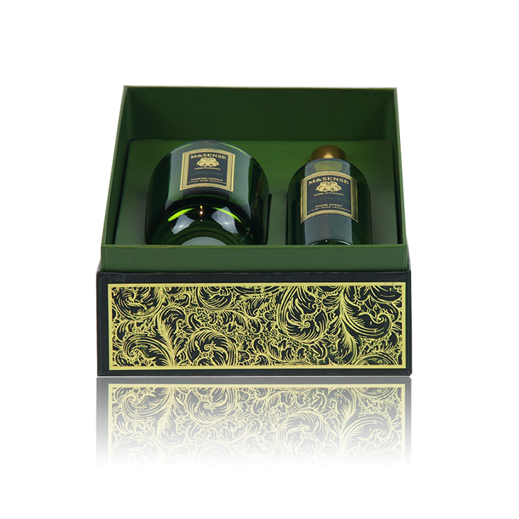Guerlain 150 г стеклянная банка свеча и 47*47*140 мм 100 мл спрей подарочный набор небольшой ясный свеча jar