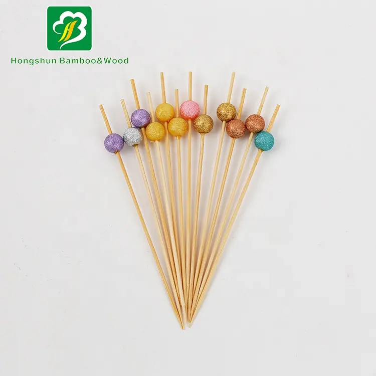 Wholesale High Quality Food Use Disposable Fruit Bamboo Sticks