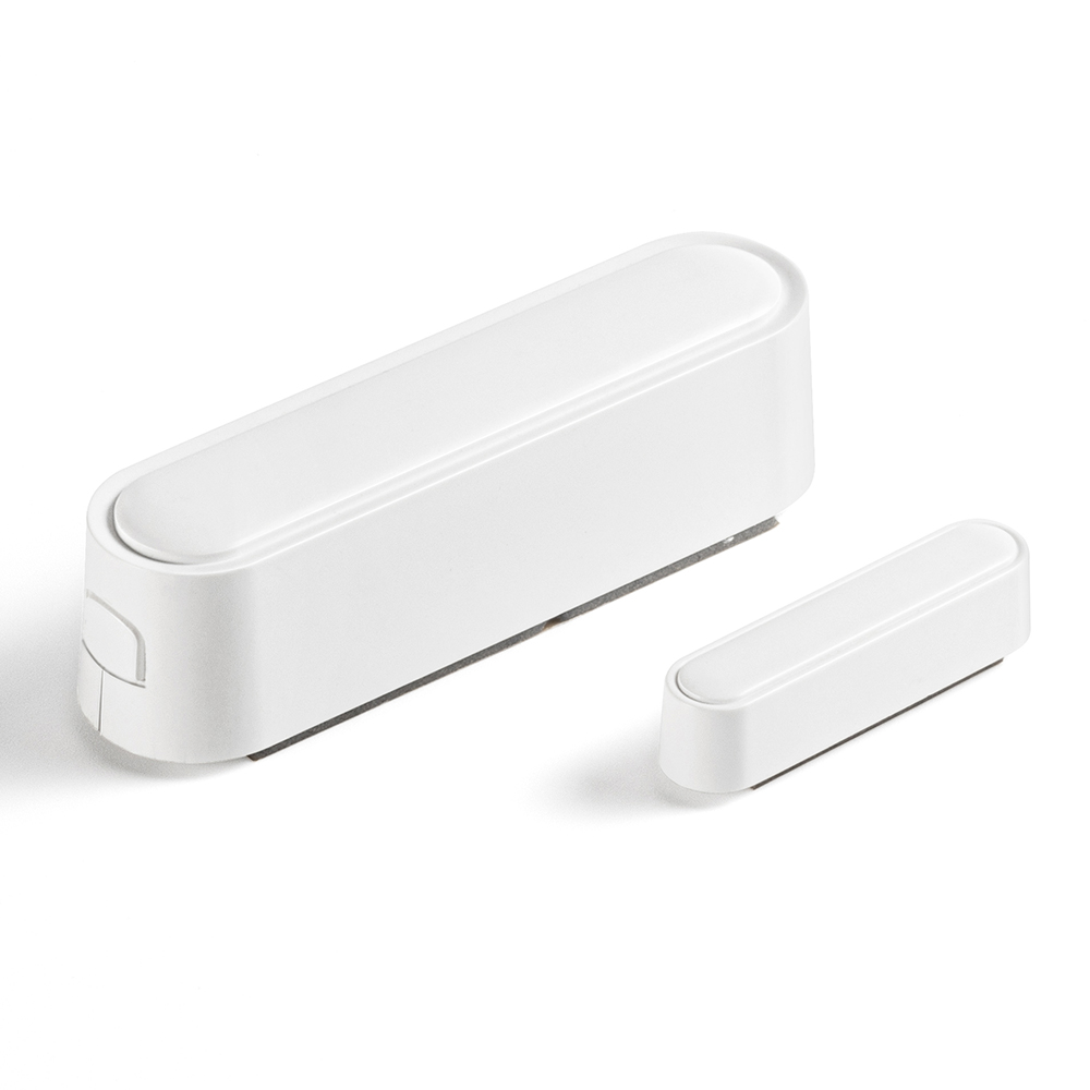 tuya smartlife easily installed wifi door/window alarm sensor,app remote control, work with Alexa and Google system