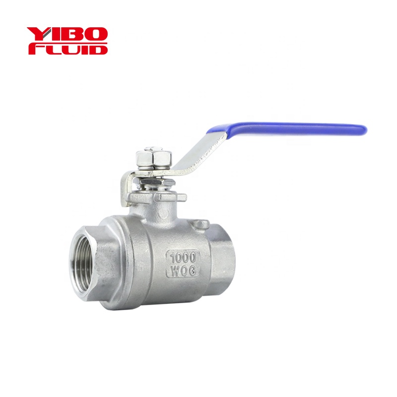 CF8M/SS304 1000WOG гидравлический SS BST/NPT резьбовой запираемый 2 шт. шаровой клапан из нержавеющей стали 304/316 шаровой клапан