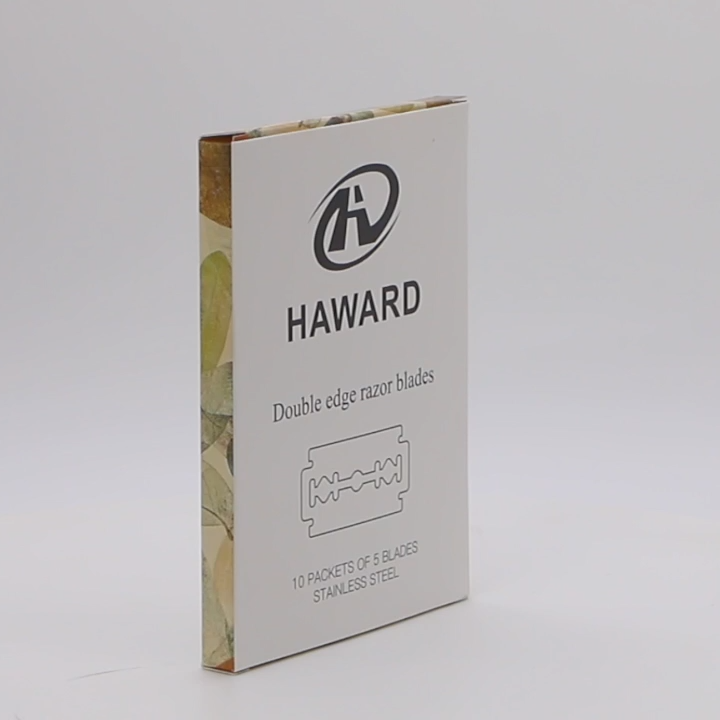 Super stainless steel double edge blade/ 50pcs inner box.