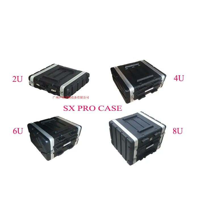 Good Quality Light Weight ABS Rack Flight Case 19'' Amp cases