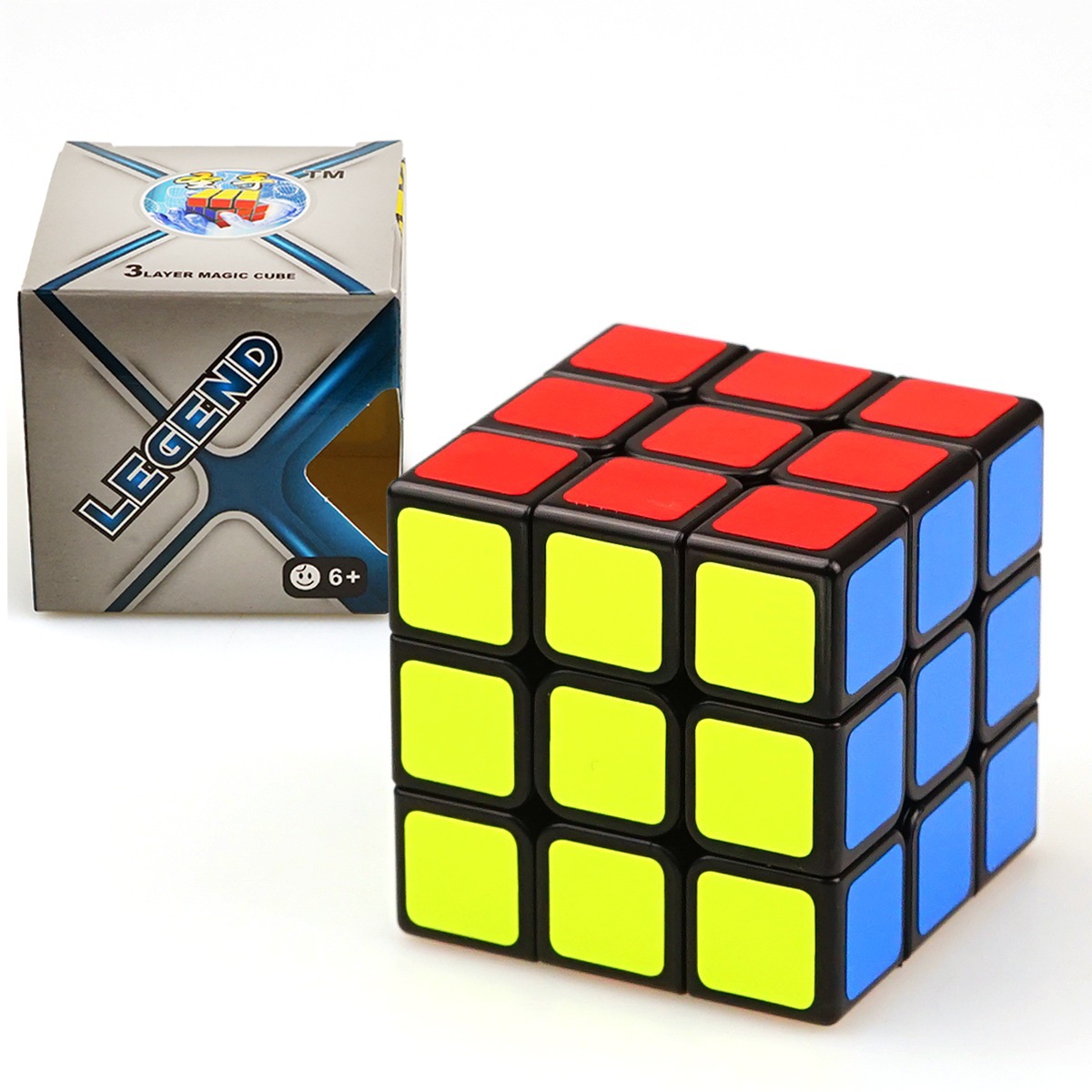 Профессиональная фабрика OEM поддержка 3X3 Детская образовательная игра пластиковый магический куб-пазл для детей