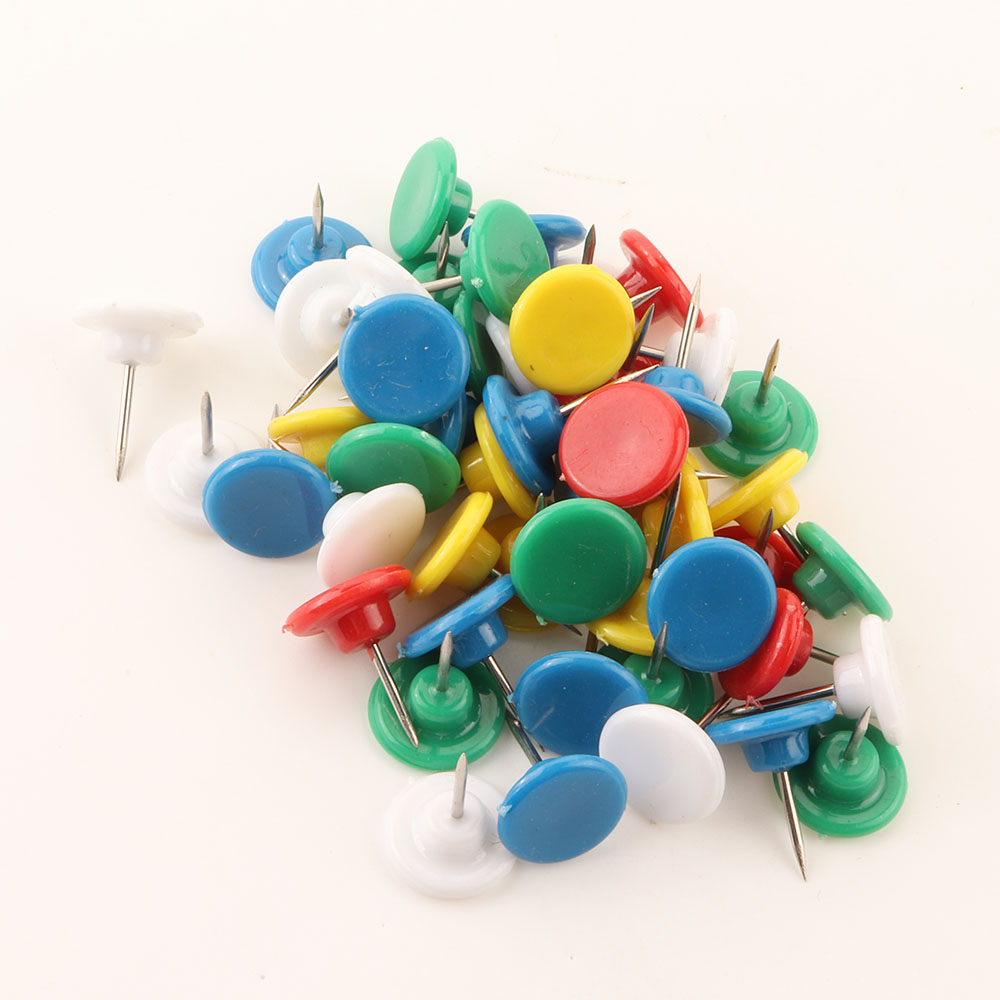 Малый никель покрытием Push шпильки Thumbtack металлическая головка Pushpins для домашнего офиса