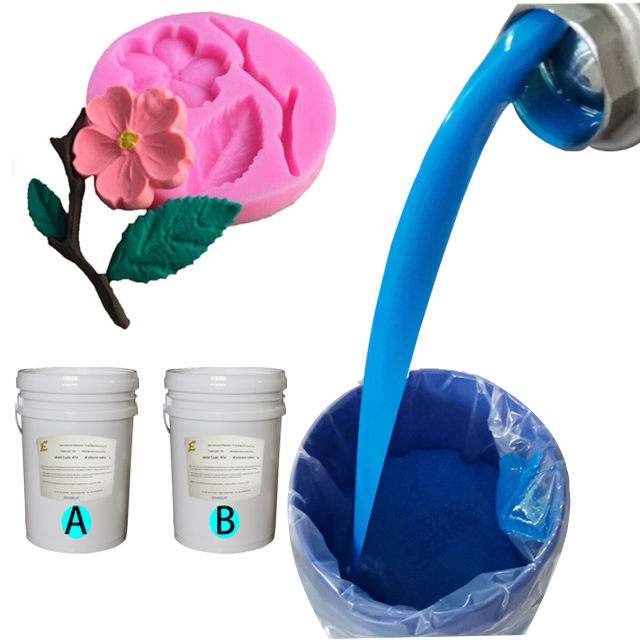 Food grade RTV 2 liquid silicone rubber for Non-stick Various Design Silicone Cake mould