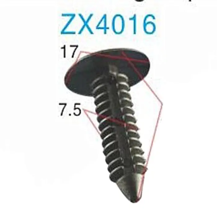 China manufacture auto plastic fastener Car Bumper Fender Buckle/Car Fastener door panel clips fastener