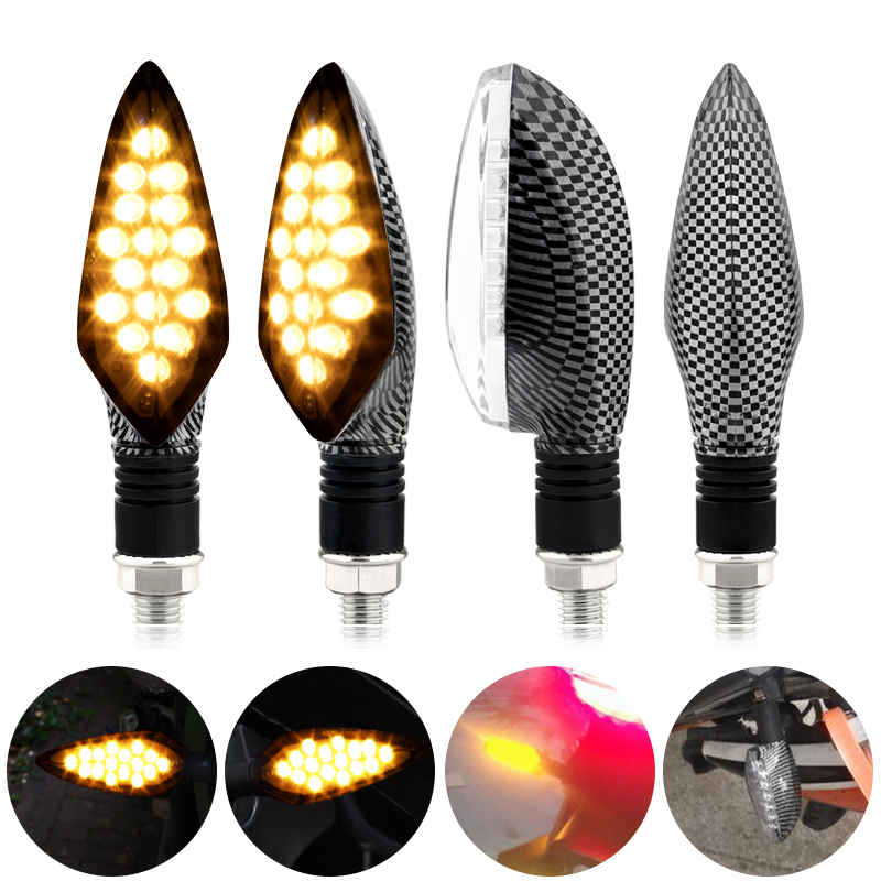 Motorbike Scooters Sequential Flowing Amber Brake Indicator Light Turn Signal Motorcycle Led Lights Motorcycle Signal Light
