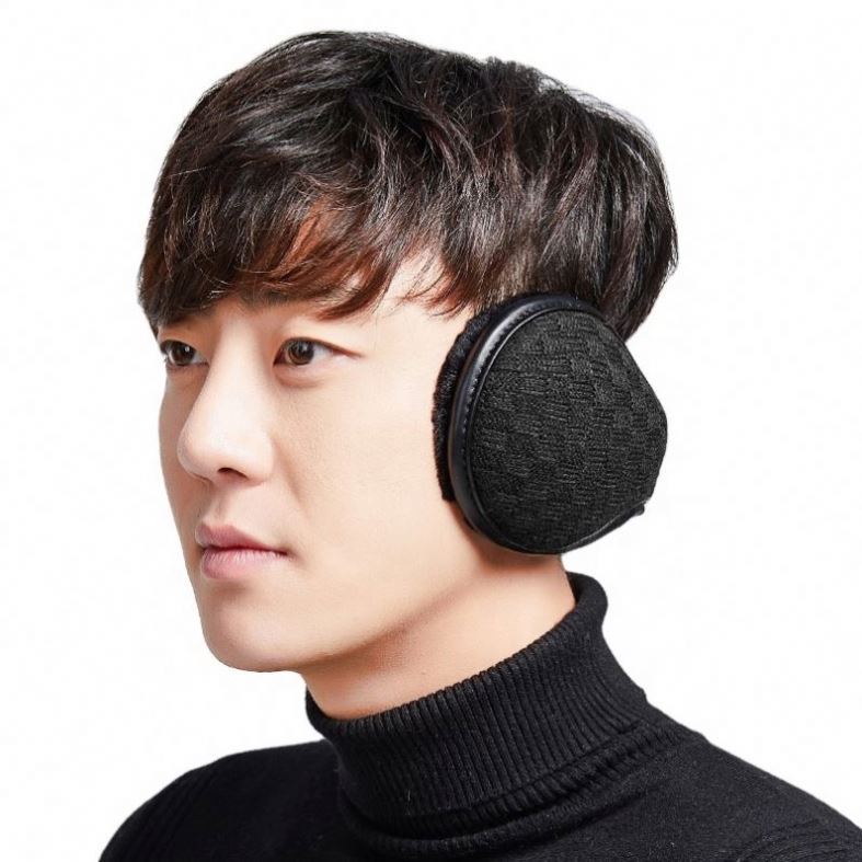 Fashion Unisex Solid Winter Earmuffs Soft Thicken Ear Cover Protector Ear Muff Warmer Earflap For Men
