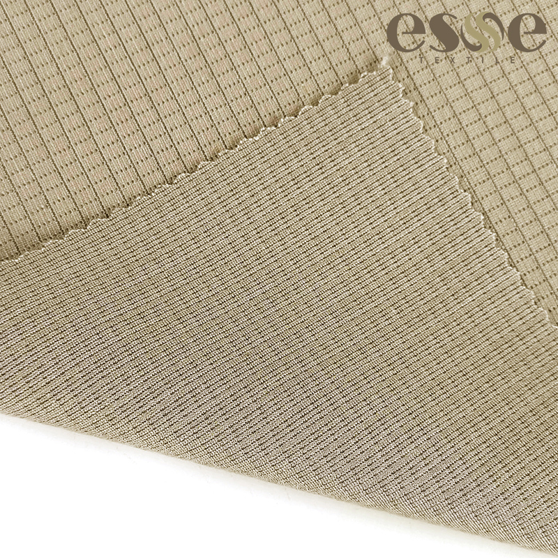 ESSE TEXTILE 40S NR roma dobby siro однотонная окрашенная трикотажная ткань King ponte de ROMA DOTS