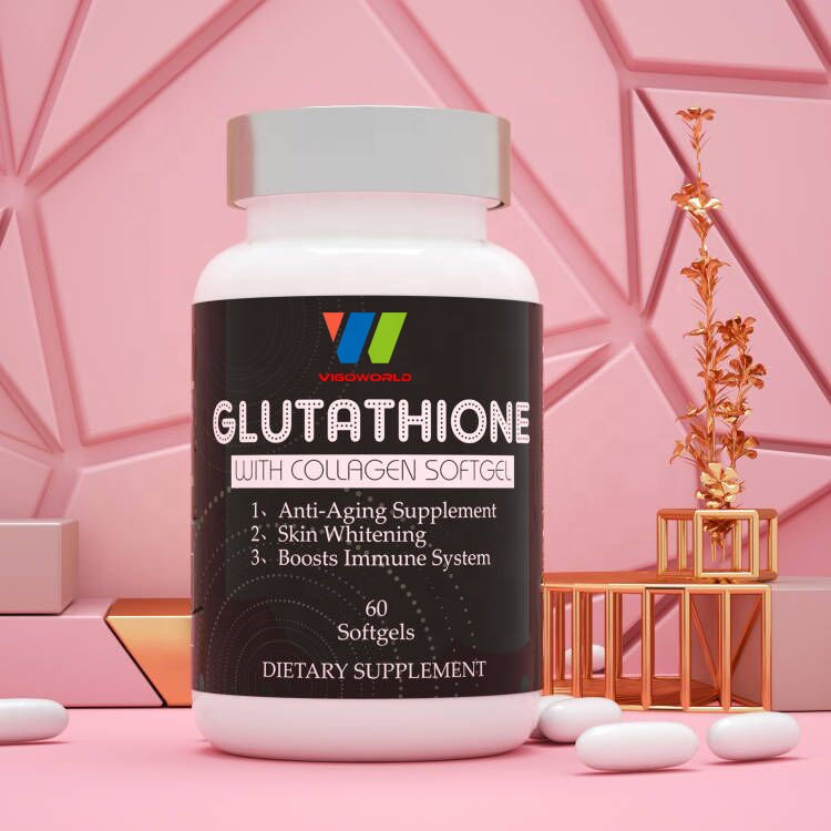Skin whitening capsules glutathionee beauty face care capsules softgels women skin care supplement gluta softgels capsules