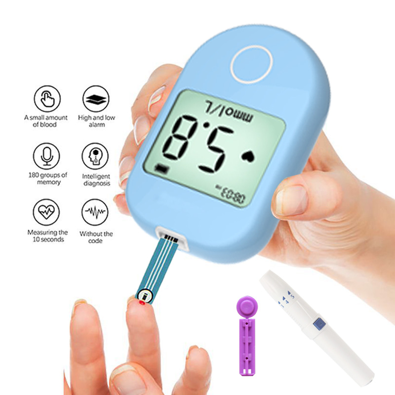 quick testing glucose meter in blood testing equipment blood sugar sensor