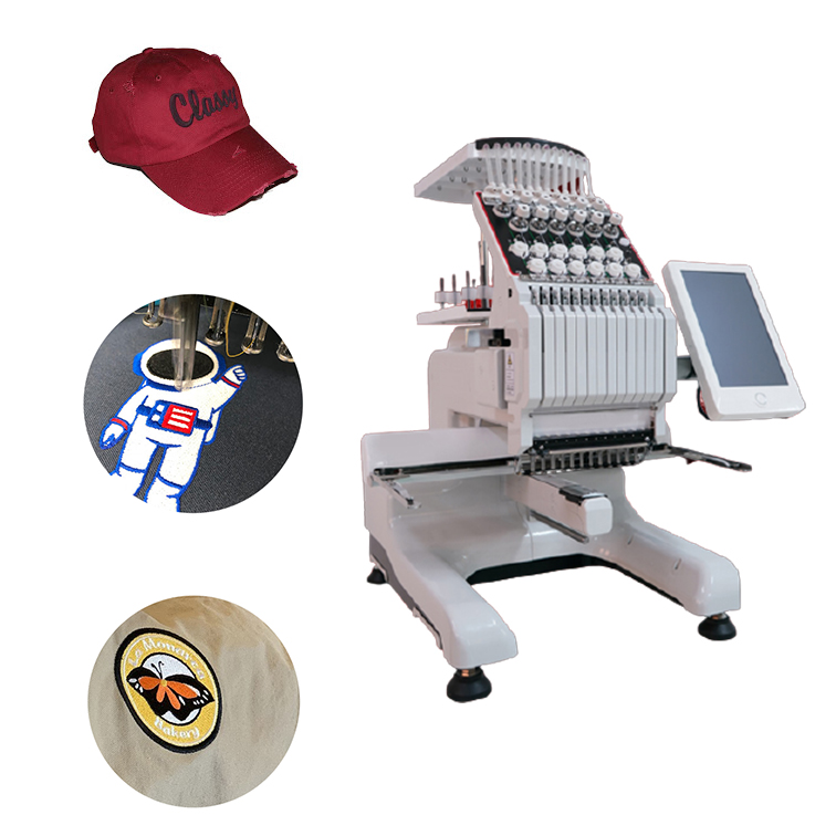 apparel machinery ri-coma multi needle chenille embroidery machine brothers production