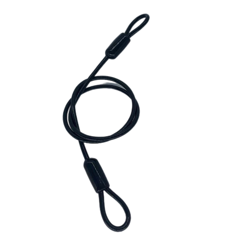 Factory sling wire Safety Stainless Steel Tethers Colorful Coated Security Tether Lanyard Kit Cable steel Wire