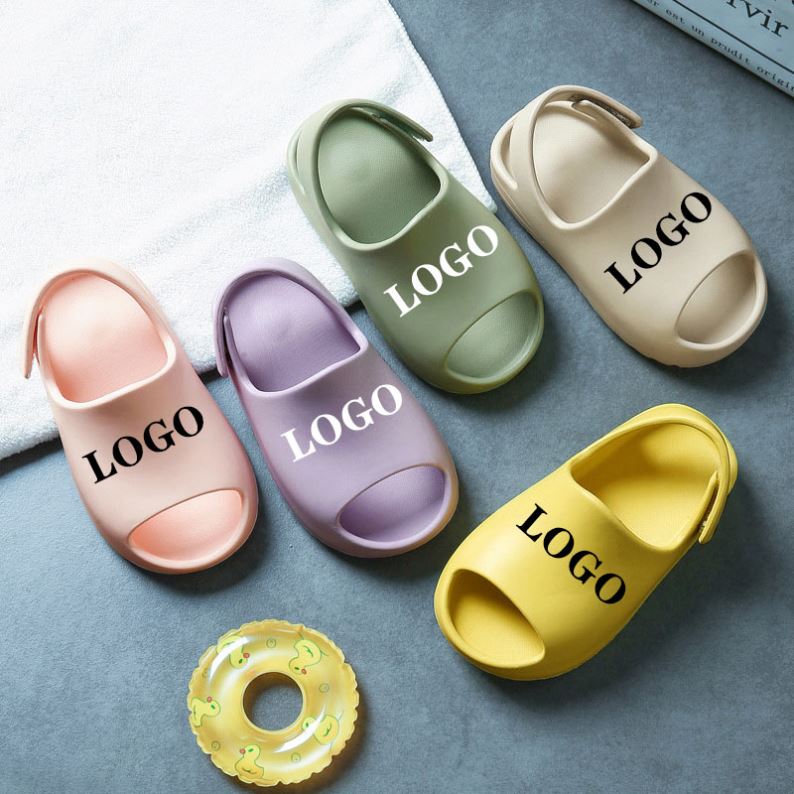 Hot sale High Quality Slippers sandals Brand Logo Custom children's Slipper Kids slides children baby kids slippers