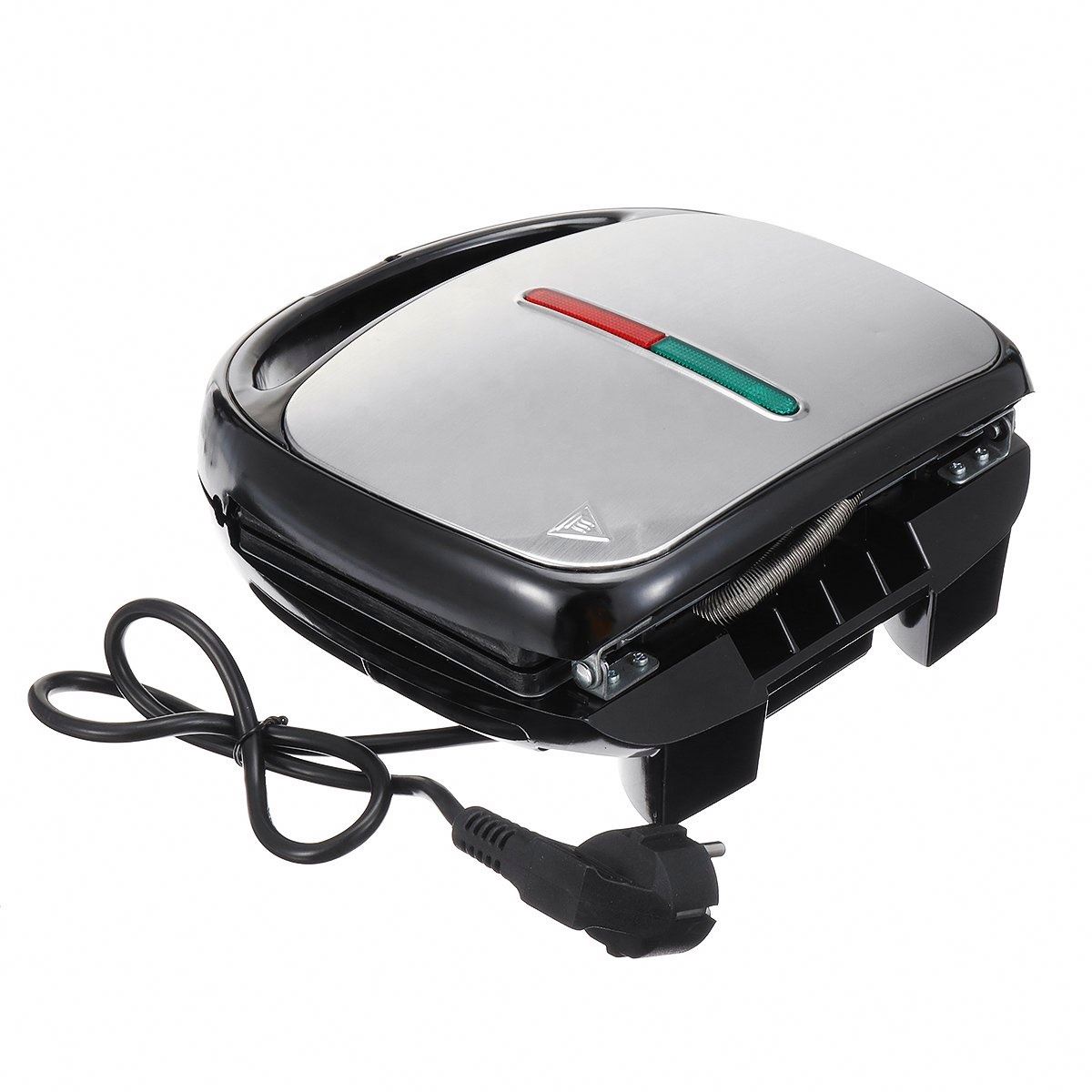 5 in 1 Functional Sandwich Maker Die-casting Aluminum Detachable 2 Slice Automatic Flat Plate Sandwich Maker