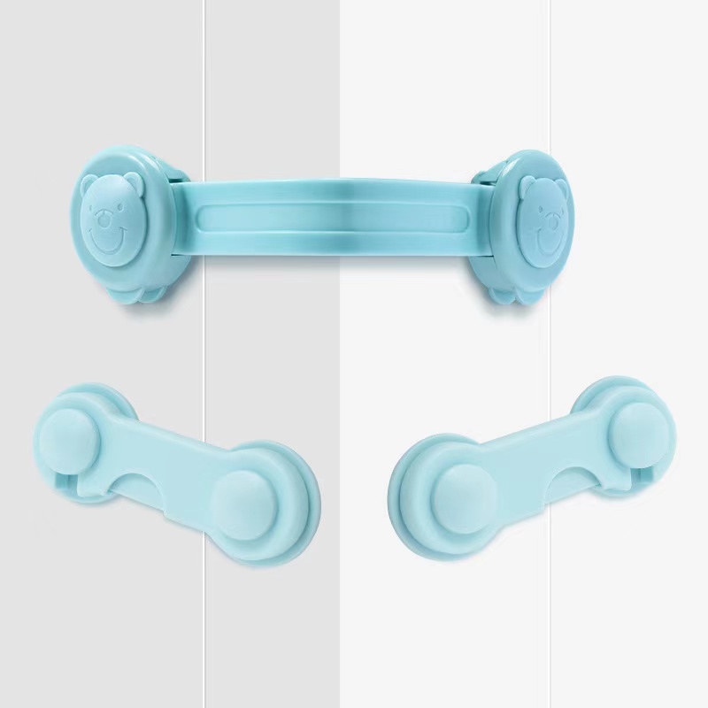 Multifunctional Adjustable Child Safety Locks Infant Baby Anti-pinch Drawer Lock Refrigerator Lock