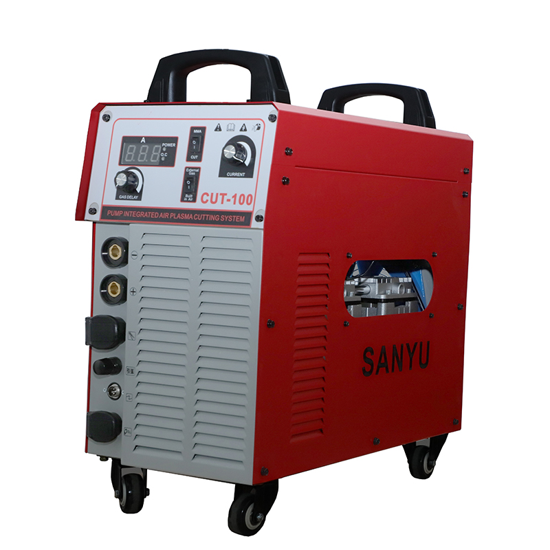 Air compressor built in type air plasma cutting machine