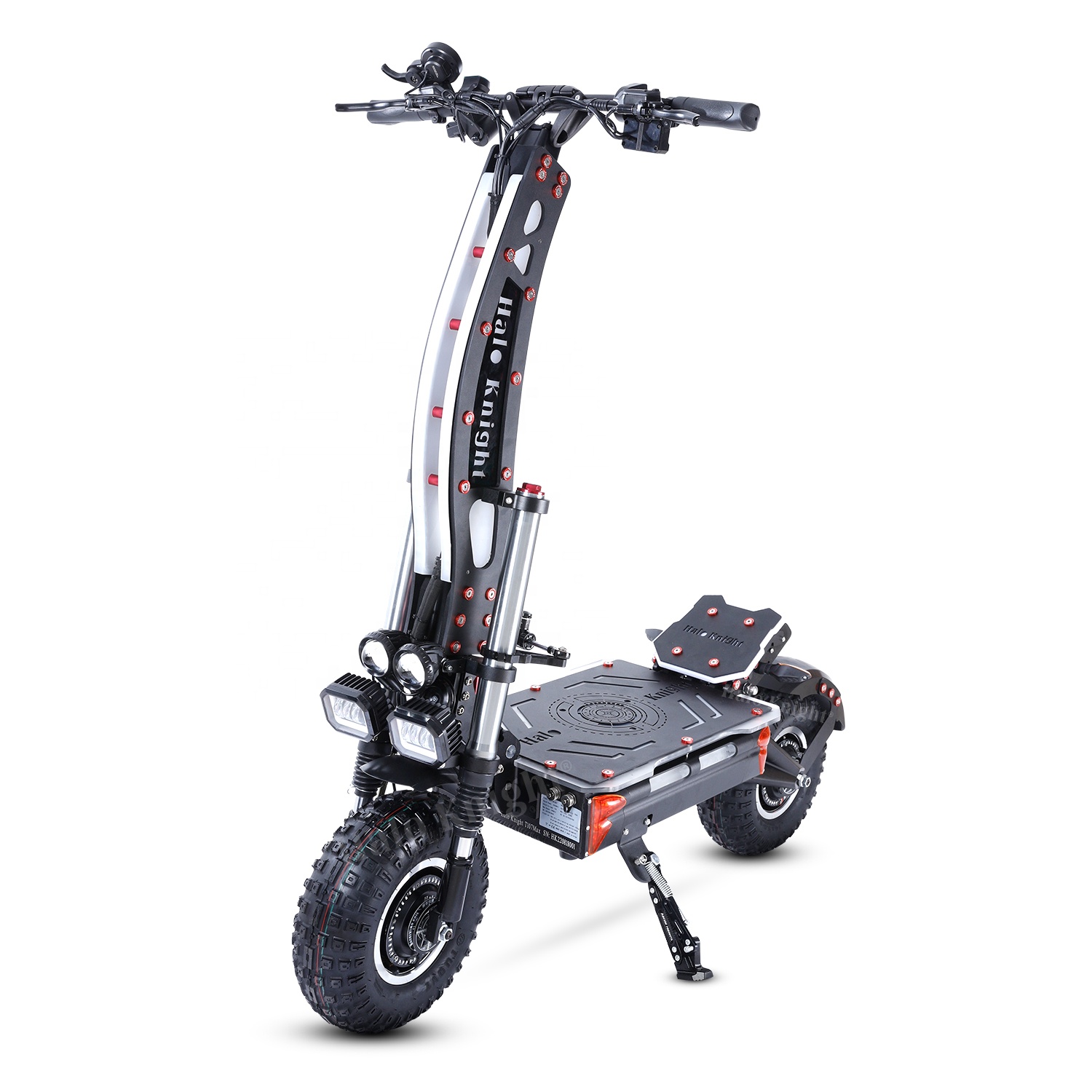 Алюминиевый Электрический скутер Halo Knight T107Max, 72 в, 8000 Вт, 50 Ач, 120 км/ч, 14 дюймов, большая внедорожная шина, электроскутер