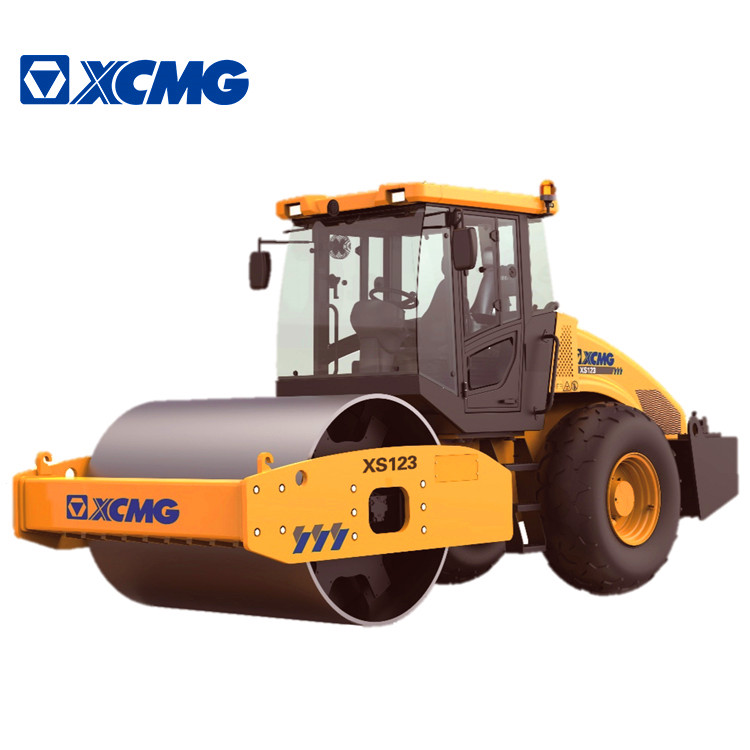 XCMG Официальный 12 тонн дорожный каток XS123 Китай Мини однобарабанные дорожный каток уплотнитель машина цена