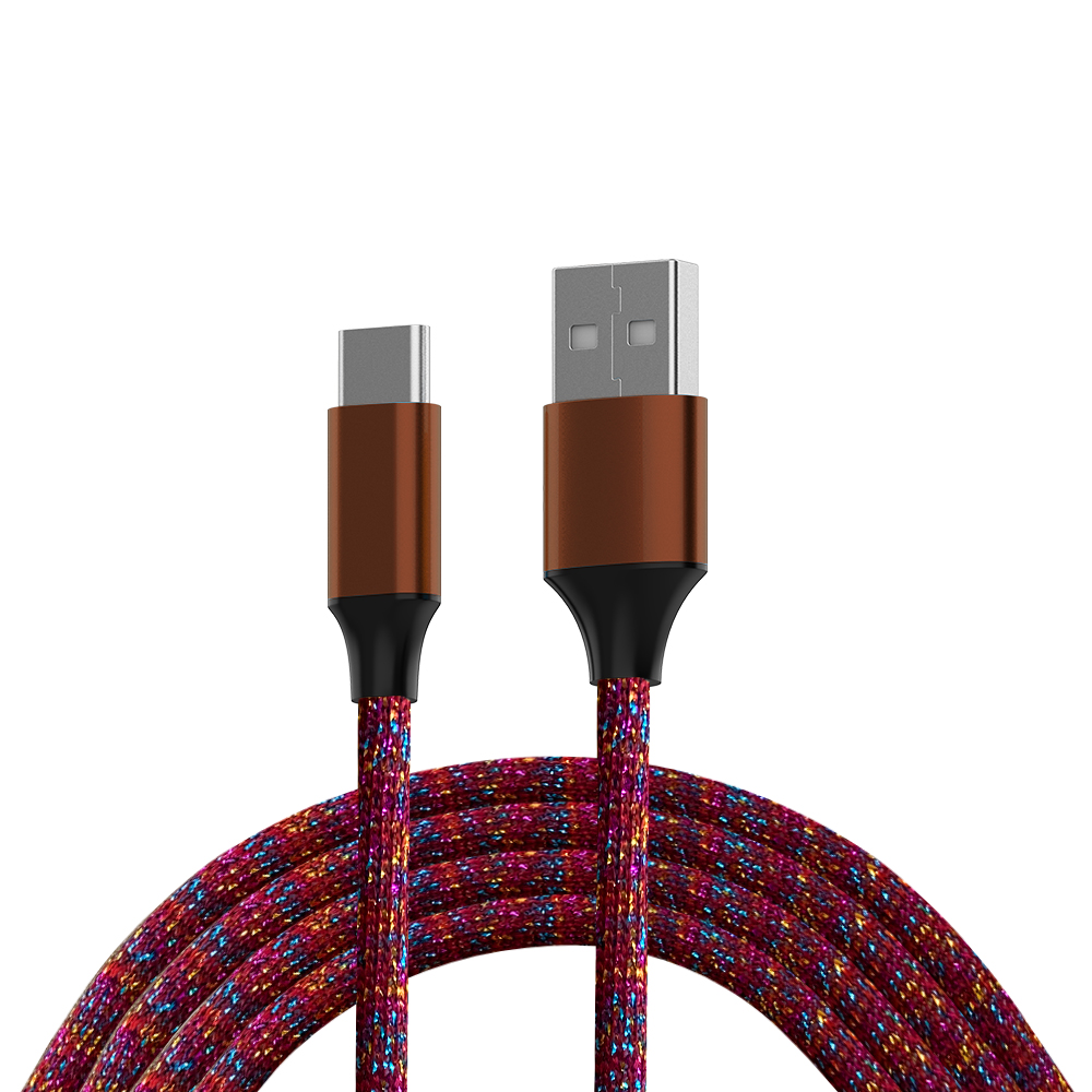 Производитель плетеного кабеля micro usb c с защитой от затяжек